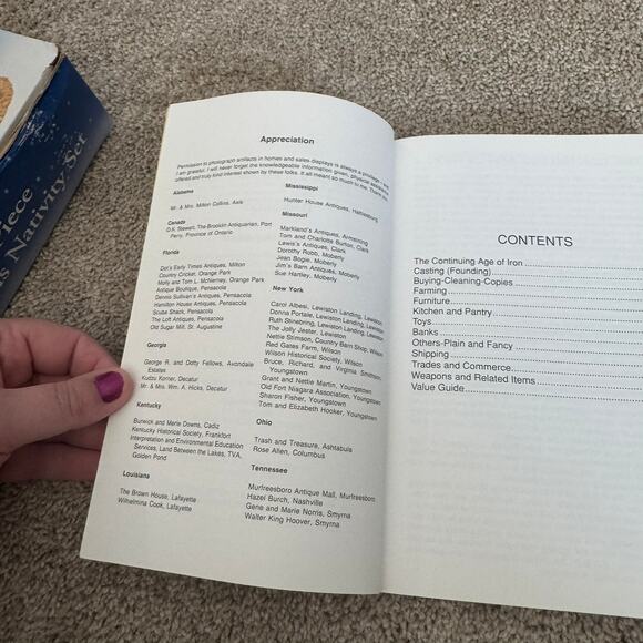 Antique Iron Identification and Values by Kathryn McNerney Values Updated 1998 - Picture 10 of 11